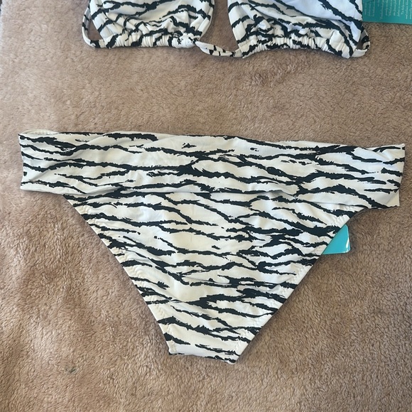 melissa Odabash bikini new, Grenada top/Bottom tiger, black and white - Picture 6 of 13
